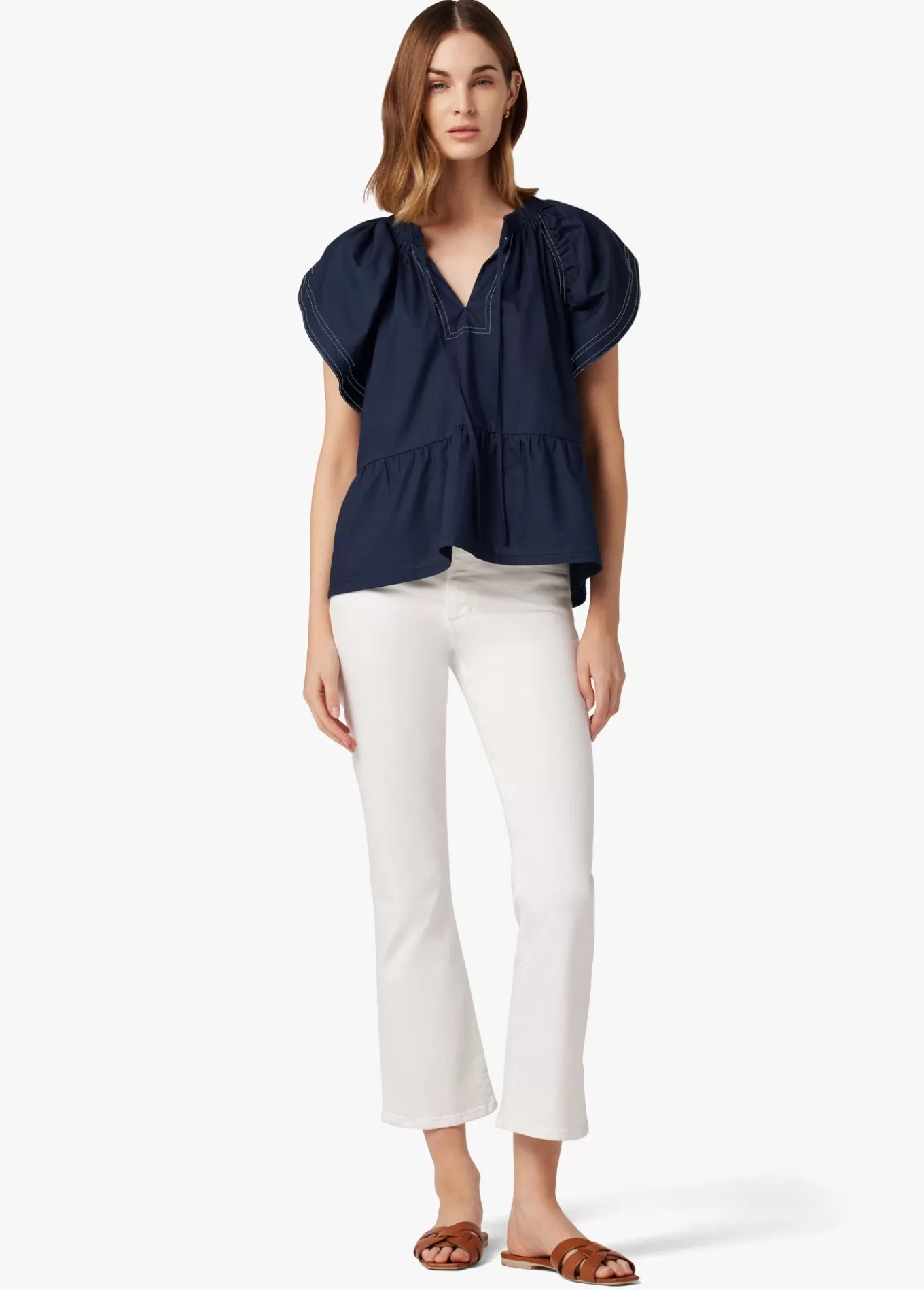 the_adelyn_flutter_sleeve_top_5248.webp THE ADELYN FLUTTER SLEEVE TOP>Joe’s Jeans Clearance