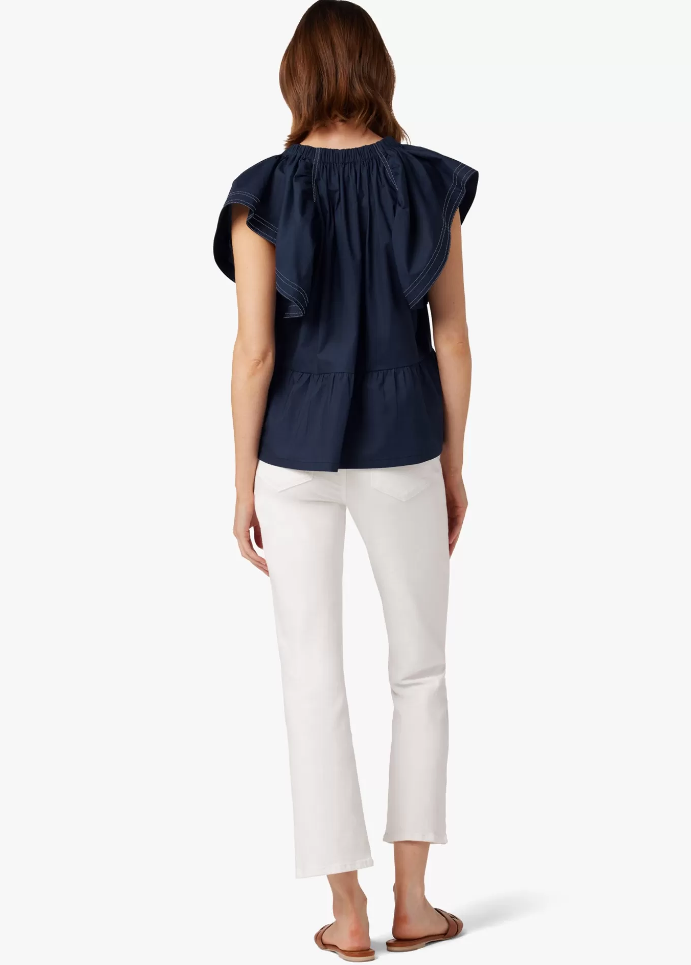 the_adelyn_flutter_sleeve_top_5249.webp THE ADELYN FLUTTER SLEEVE TOP>Joe’s Jeans Clearance