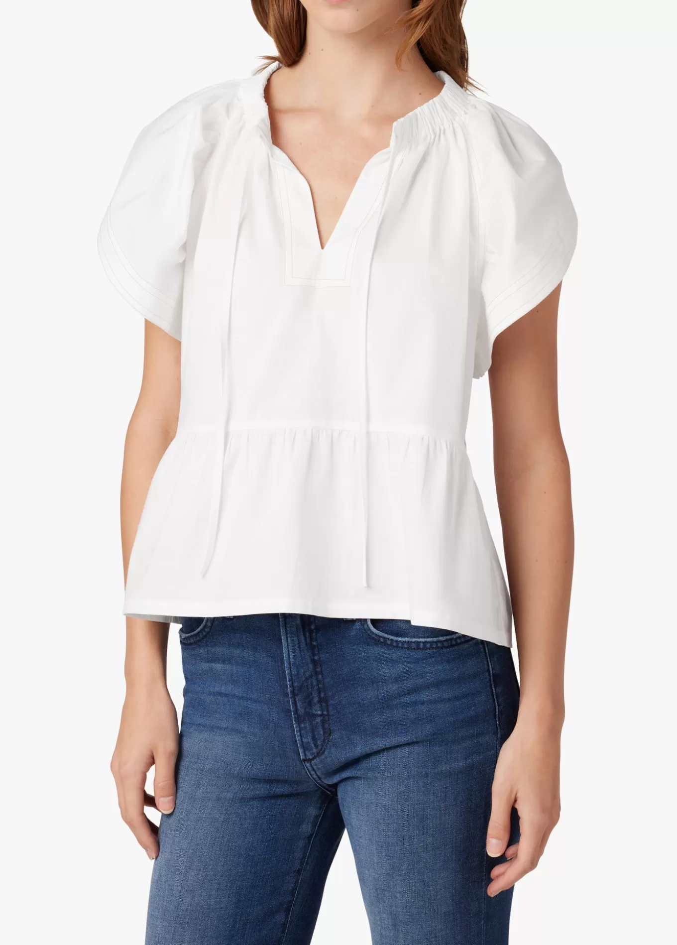 THE ADELYN FLUTTER SLEEVE TOP>Joe’s Jeans Cheap