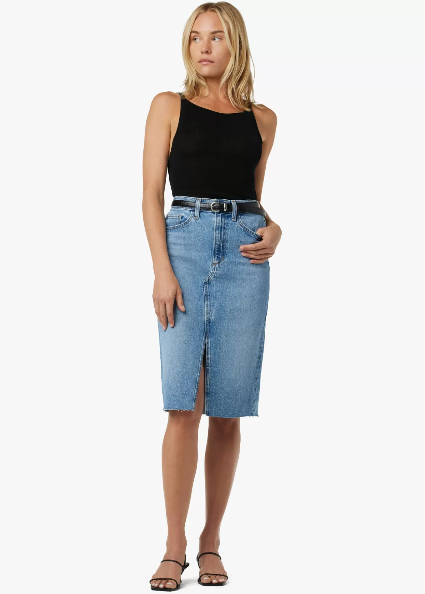 the_joplin_skirt_4769.webp THE JOPLIN SKIRT>Joe’s Jeans Hot