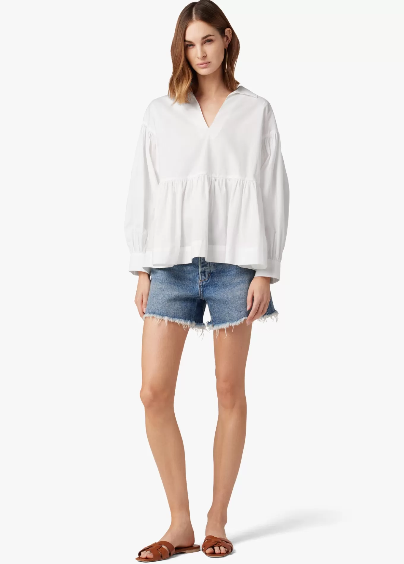 the_leni_popover_top_5284.webp THE LENI POPOVER TOP>Joe’s Jeans Sale